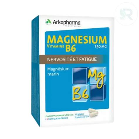 Arkopharma Magnesium + Vitamin B6 Tablets - Rafacare