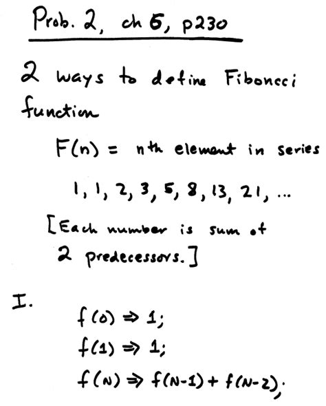 Fibonacci Function