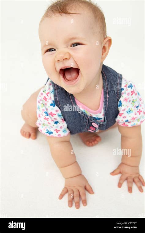 Portrait Of Happy Baby Stock Photo Alamy