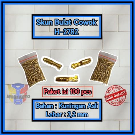 Terminal Skun Bulat Cowok Male Paket 100 Pcs Lazada Indonesia