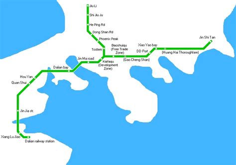 Dalian Metro Map - MapSof.net