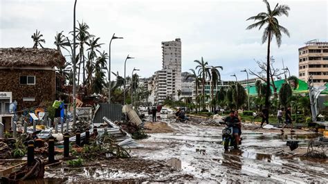 Huracán Otis rompe récord de intensificación para un ciclón en México