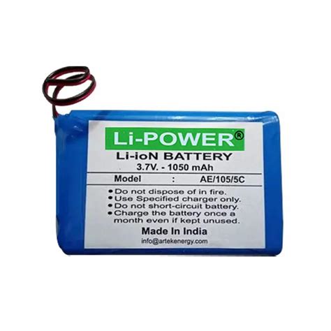 Rechargeable V Mah Lithium Ion Battery At Rs Rechargeable