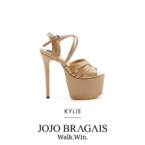BRAGAIS Kylie Nude Glossy Pageant Shoes 6 5 Heels Jojo Bragais