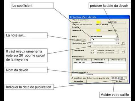 Comment Entrer Les Notes Sur Pronote Client YouTube