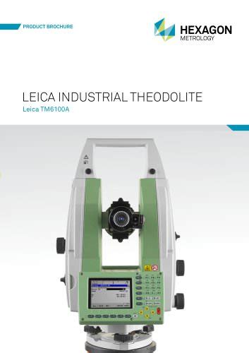 Leica Tm6100a Leica Geosystems Pdf Catalogs Technical