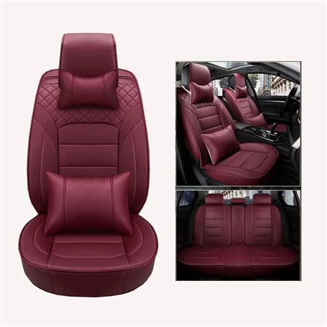 Luxury PU Leather Car Seat Covers Universal Full Seat Covers for Lexus ...