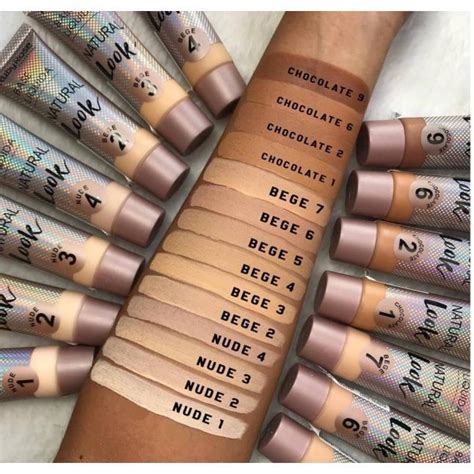 Base L Quida Natural Look Ruby Rose Cobertura M Dia Hb Bege Nude Shopee Brasil