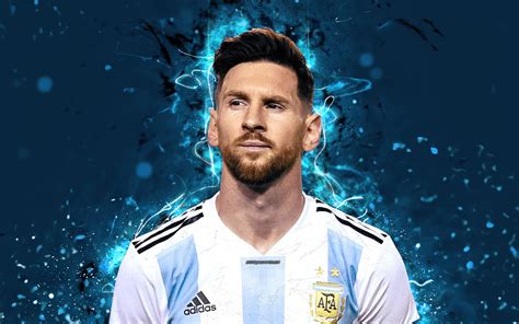 Scarica sfondi Lionel Messi, 4k, arte astratta, stelle del calcio, Argentina squadra nazionale ...