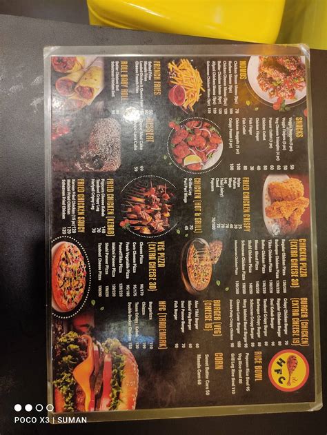 Menu At Hfc Restaurant Halal Fried Chicken Katwa