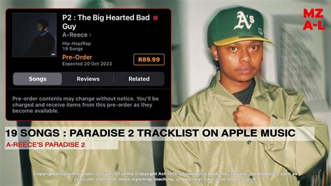 reeces paradise   track list debut  itunes   album