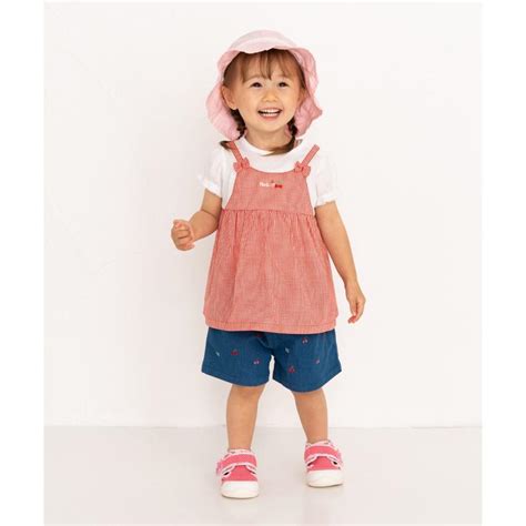 HOT BISCUITS ミキハウスホットビスケッツダンガリー日よけカバー付き帽子 MAGASEEK ヤフー店 通販 Yahoo ショッピング