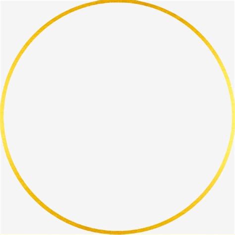 Golden Circle Frame Circle Clipart Round Circle