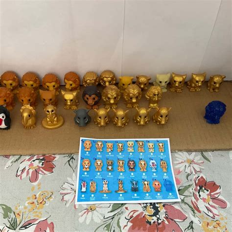 woolworths lion king ooshies collection set bs