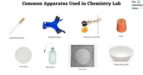 common apparatus   chemistry lab