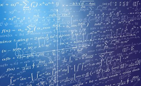 premium vector background     mathematics formulas