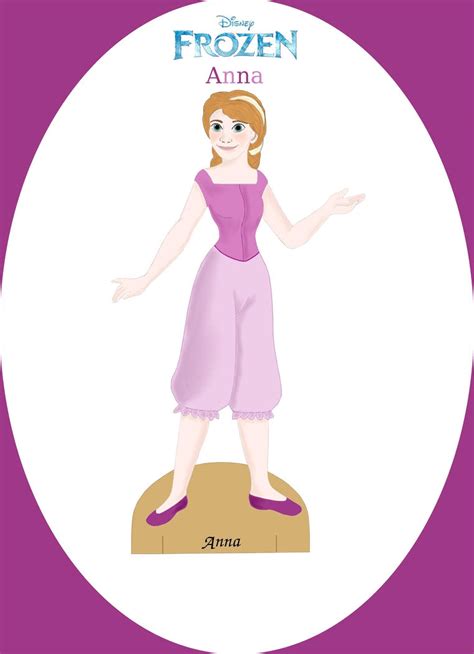 Disney S Frozen Paper Dolls Anna By Evelynmckay On Deviantart