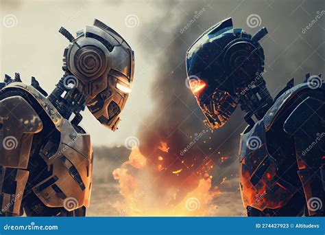 Two Robots, Fighting Each Other in Epic Battle for the Future of ...