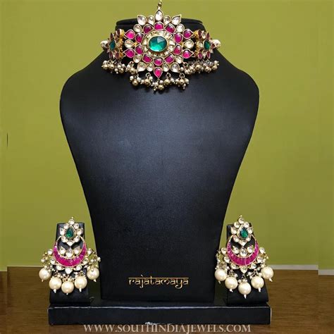 Bridal Kundan Choker Set From Rajatamaya South India Jewels