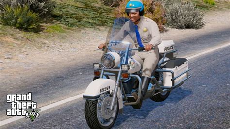 GTA 5 FRANKLIN PLAY AS A COP MOD 9 HIGHWAY PATROL YouTube