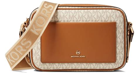 MICHAEL Michael Kors Maeve Large East West Pocket Crossbody In Natural