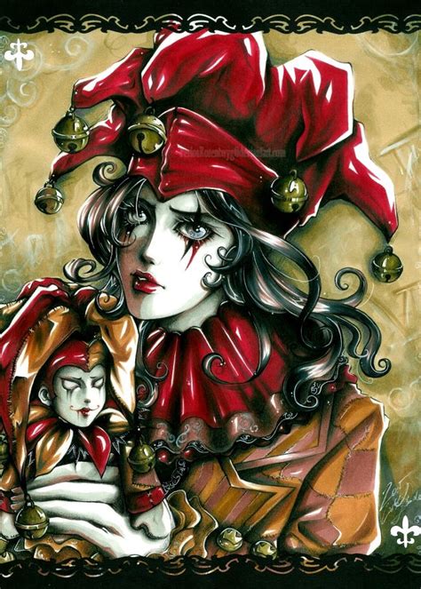 Gothic Dark Jester Art - img-fuzz