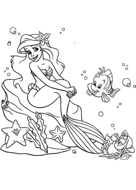 Раскраски Русалок распечатать или скачать бесплатно в формате PDF