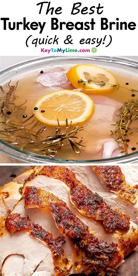 Turkey Breast Brine How To Brine A Turkey Breast Video Key To My