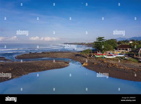 Beach Of Medewi In Negara Province In Bali Indonesia Stock Photo Alamy