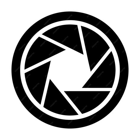 Premium Vector Camera Lens Icon Vector