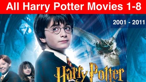 Harry potter movies in order 1 8 - verhobby