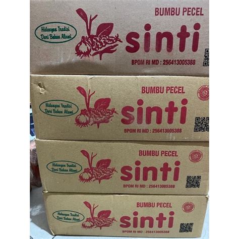 Jual Bumbu Pecel Sinti 200 Gr 1 Karton Isi 30 Pcs Shopee Indonesia