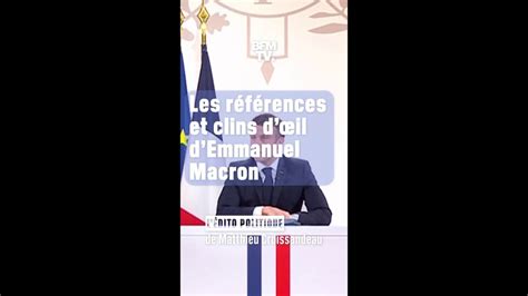 Dito Les R F Rences Et Clins D Il D Emmanuel Macron Lors De Sa