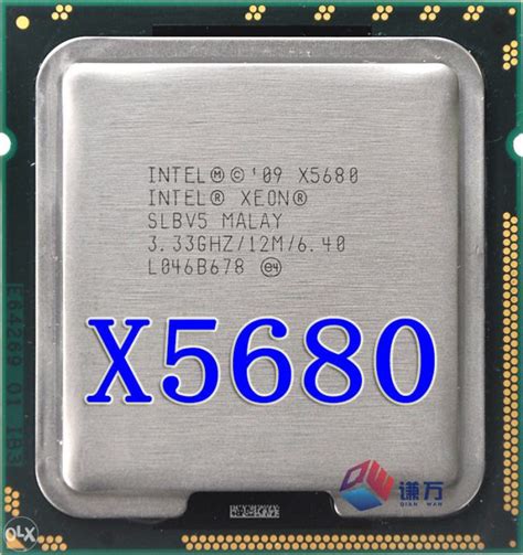 Intel XEON X5680 ( i7 980x), 6 cores, 12 threads (socket 1366)