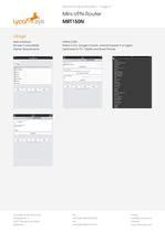 Datasheet Mini VPN Router MRT150N LyconSys GmbH Co KG PDF