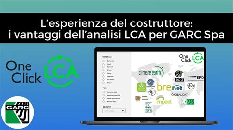 Webinar Oneclick Lca Lesperienza Del Costruttore I Vantaggi Dell