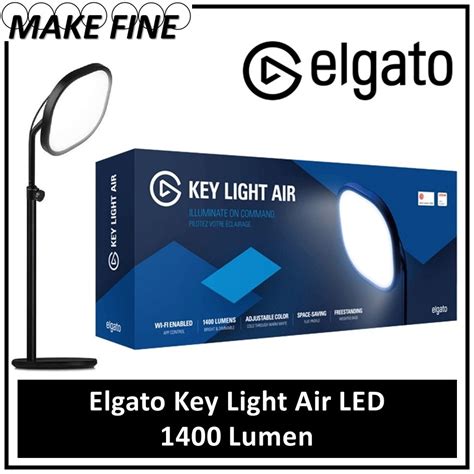 Elgato Key Light Air Professional Streaming LED Panel Studio Light with ...