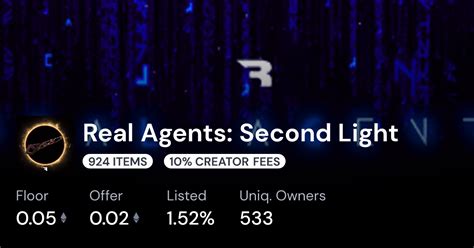 00138 Ξ Real Agents Second Light Collection Opensea Pro