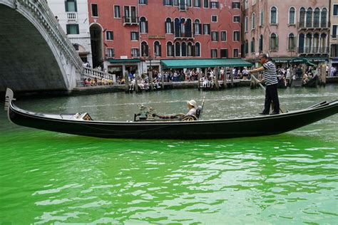 Authorities Reveal Why Venice's Canals Turned Green