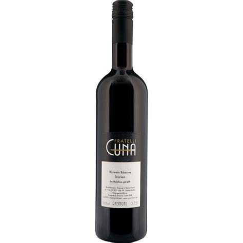 Cuna 2020 Rotwein Réserve Im Holzfass gereift trocken