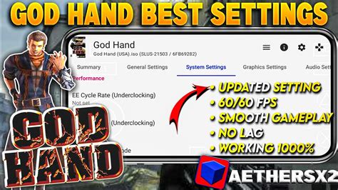 God Hand Best Settings For Aethersx Emulator God Hand Aethersx