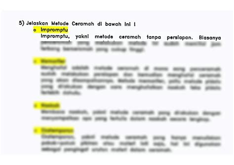 Solution Macam Macam Metode Ceramah Studypool