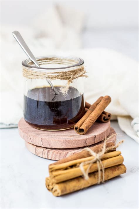 cozy homemade cinnamon syrup easy flavorful  eclectic bites