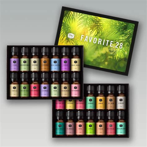 Favorites Set of 28 Premium Grade Fragrance Oils - 10ml