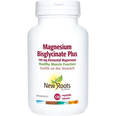 MAGNESIUM BISGLYCINATE PLUS 150 MG 120 CAPSULES – New Age Health Food Store