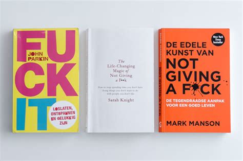 Review drie boeken over not giving a fuck Lauriëtte