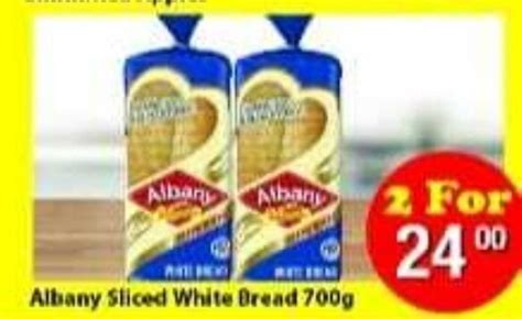 Albany Sliced White Bread 700g Offer At Check Save