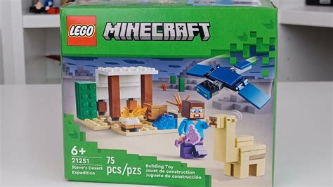 Lego Minecraft Steve S Desert Expedition Early Set Review Youtube