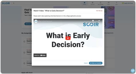 For Students: Access and complete your assignments - Scoir Help Center