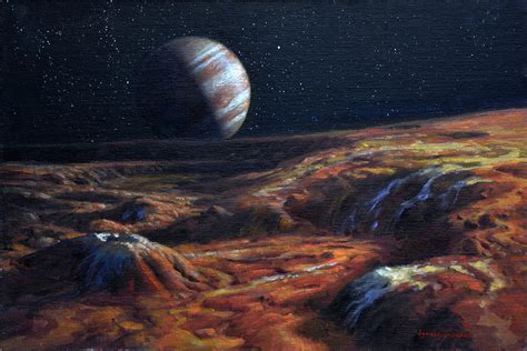 Jupiter From Io Painting By Armand Cabrera Pixels